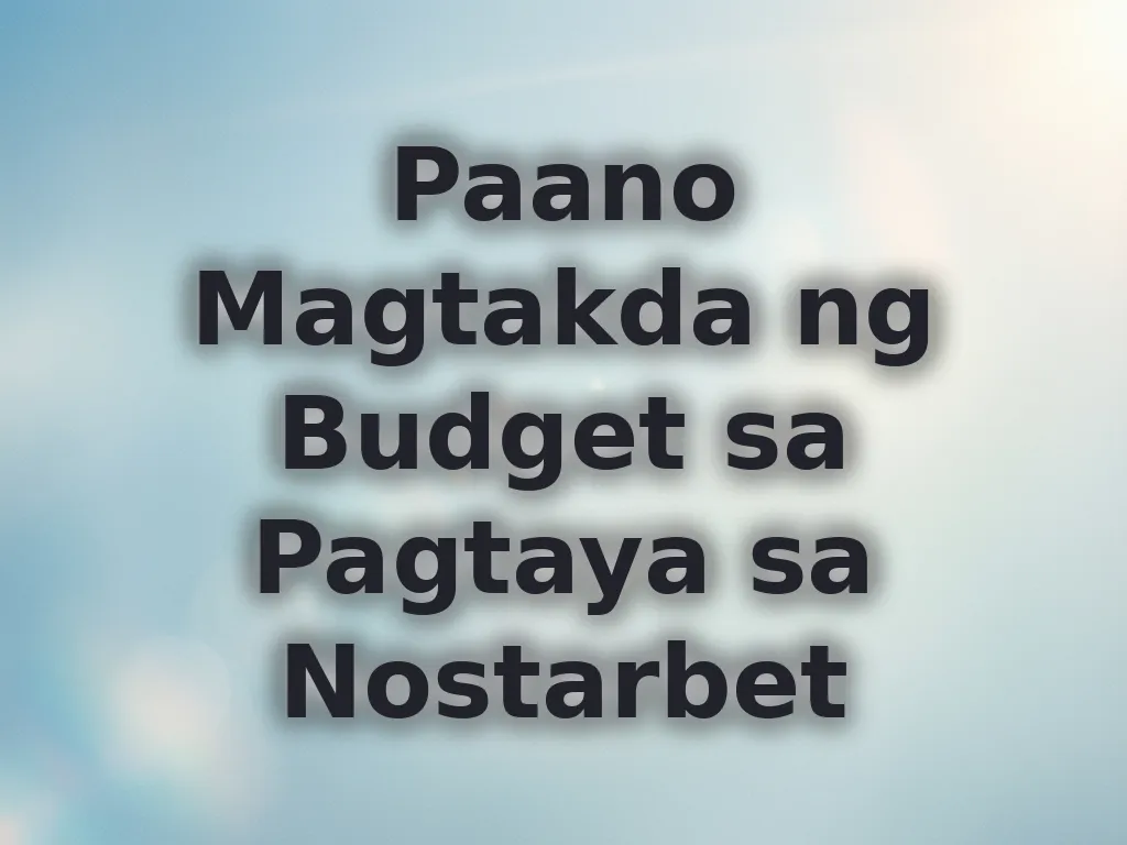 Budget Management Guide